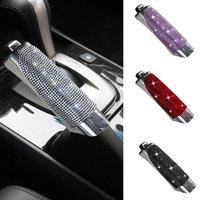 2024 Universal Crystal Car Handbrake Covers Anti-slip Auto Gear Shift Collars Diamond Car Bling Accessories Interior for Woman