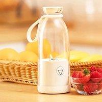 Portable juicer Fresh Juice Bottle Blender Plus 500ml Wireless Fruit Mixers 6 Blades 2400mAh Food