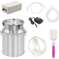 10L Electric Pulsating Cow Goat Milking Machine 220V Cattle Pulse Milking Machine Stainless Steel