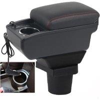 Car Mazda 2 Demio Tribute Armrest box﻿ central content store case console storage elbow support rest arm