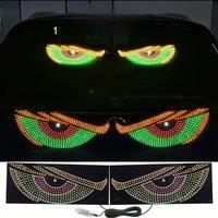 For Cars with Animated Blinking Demon EyesGeneral Motors Front and Rear Windshield Dynamic Light Flexible LED Windshield Display