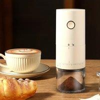 Portable Electric Coffee Bean Grinder 38 Gears External Adjustable USB Charge 1500mAh Rechargeable