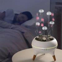 Dynamic Multi Spray Incense Humidifier Desktop Flame Humidifier Home Fog Quantity Colorful Light Remote Control