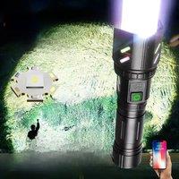Ultra Powerful Lamp With 5 Modes Super High Power Rechargeable Flashlight Outdoor Lantern Camping