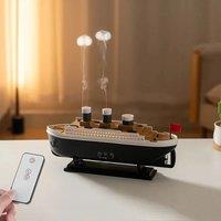 Titanic Ship Model Decoration Air Humidifier 250ml Essential Oil Diffuser Jellyfish Smoke Ring Spray