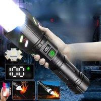 Ultra Powerful Lamp With 5 Modes Super High Power Rechargeable Flashlight Outdoor Lantern Camping