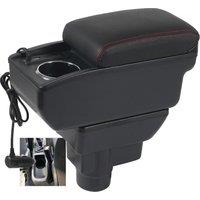 Car Opel Corsa Armrest box central content store case console storage elbow support rest arm