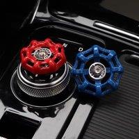 Car creative switch valve modification one key start car center control knob metal decoration ornament gear lever modification