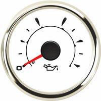 52mm 0-5Bar Oil Pressure Gauges Modified Stainless Steel 316L Bezel Oil Pressure Meters 0-75psi 10-184ohm for Auto Truck Ship Rv