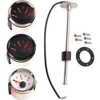 High Quality 52mm 240-33ohm White Water Level Gauges 100 150 200 250 300 350 450mm Water Level Sensors Sending Unit for Car Boat