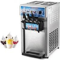 220V Portable Electric Ice Cream Maker DIY Ice Cream Machine Frozen Yogurt Smoothie Milkshake Machine