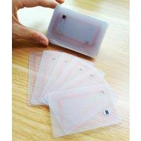 5 PCS 216chip 13.56MHZ NFC Blank Access Control Card Transparent PVC Door Cards