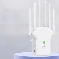 1200Mbps Wireless WiFi Repeater WiFi Signal Repeater Dual-Band 2.4G 5G WiFi Extender Antenna Network Amplifier WPS Router