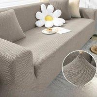 Stretch living room jacquard sofa cover L-shaped jacquard thick sofa cover 1/2/3/4 seater corner