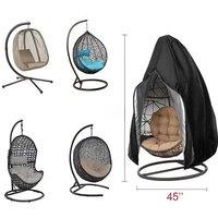 Household Dust-proof Hanging Chair Cover Waterproof Protective Cover Swing Chair Hanging Chair Cover with Zipper