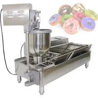 Double Row Automatic Doughnut Machine Commercial Electric Donut Machine Fryer Maker Circle Doughnut Maker