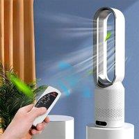 2025 New Bladeless Fan Electric Cooling Air Tower Fans With Remote Control Intelligent Low Noise 16