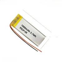 3.7V Li battery For Induction light wardrobe light LED lighting fixtures Tire pressure Recorder battery 1000mAh 602560