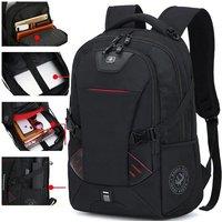 Men's Backpacks Anti-Theft Waterproof Multifunctional 17-Inch Laptop Bag with USB Charging for