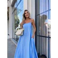Women's Party Dresses Sleeveless Strapless Round Neck Solid Color Sexy Dresses Summer Best Choice