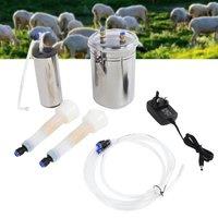 2L Goat Sheep Cow Milking Kit Portable Electric Milking Machine UK Plug Cow MilkingMachine Milking