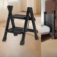 2 Steps Ladder Household Ladder Multi-functional Indoor Telescopic Folding Thickened Herringbone