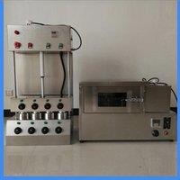 Electric Pizza Cone Baking Furnace Egg Roll Forming Machine Commercial Glass Display Cabinet