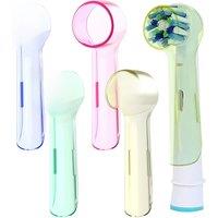 Oral B Compatible Electric Toothbrush Heads Dustproof Covers 4 Pcs, Oral B Brush Head Protective