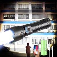 Most Powerful Torch 100000Lumens Zoom Long Range 3000m Rechargeable LED Flashlight Super Strong