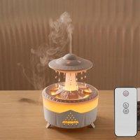 Rotating Water Droplet Aroma Diffuser Colourful Night Lights Aroma Essential Oil Air Humidifier Christmas Tree Jellyfish Model