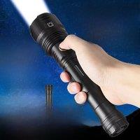 Newly 12000mAh White Laser Flashlights 1000000LM Ultra Powerful Flashlight Zoom Rechargeable Lantern