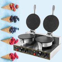Professional Manufacturer Restaurant Waffle Cone Maker Ice Cream Cone Skin Making Machine Egg Roll Machine