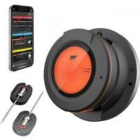 2025 Wireless Meat Thermometer Digital Bluetooth Cooking Food Thermometer BBQ Grill Oven Support