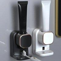 Automatic Induction Toothpaste Dispenser Wall Mounted Removable Rechargeable Toothpaste Squeezer