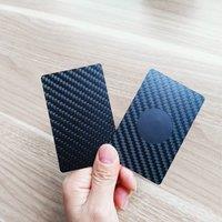 5PCS NFC Carbon Fiber Cards 13.56MHz Blank NFC Card for Android/iOS, Programmable Contactless Smart Card for Access Control