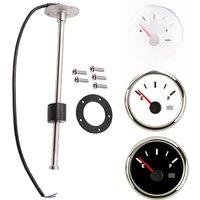 Auto 100 150 200 250 300 350 450mm Water Level Sensors Sending Unit 0-190ohm Point Water Level Gauges 52mm 240-33ohm for Truck