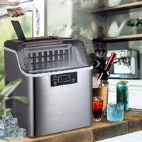 Small Milk Tea Shop 220V Bullet Cylindrical Home Ice Cube Making Machine Countertop For Commercial 15KG/24H Electric Ice Maker
