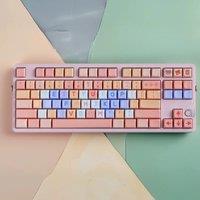 JCM Pink keycaps 121 Keys/Set 5 Side DYE-SUB PBT XDA Profile For Gaming Mechanical Keyboard Cherry Mx Switch Fun 60 Gifts girls
