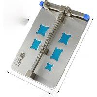 Universal Holder Fixture Thickening Stainless Steel Base Plate With IC Groove for Mobile Phone Mainboard Maintenance
