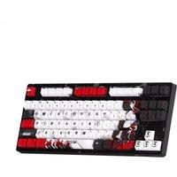 Akko 3087 V1 The Kings Avatar Wired Mechanical Keyboard 87 Keys Compact TKL Layout PBT Cherry Profile Keycaps for Gaming Office