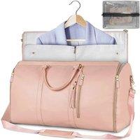 PU Folding Suit Storage Bag Large Capacity Travel Duffle Handbag Waterproof Totes Outdoor Fitness