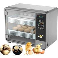 24 Eggs Incubator With Drawer Type Fully Automatic Incubator Turner With Automatic Egg Flipping
