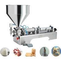 Viscous Paste Filling Machine Stirring Mixing for Food Paste Cream Bottle Filler Liquids Watercress