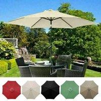 2/2.7/3m UV Protection Parasol Sunshade Umbrella Cover Garden Umbrella Cover Waterproof Beach Canopy