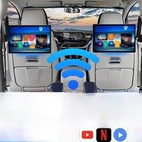 2025 Car Headrest Monitor 10.1 IPS Tablet PC Android 10 4K GPS WIFI/Bluetooth/USB/HDMI/Airplay Andriod APP Dolowed 2G+32GB ROM