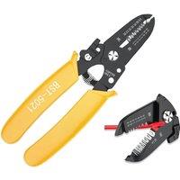 Multifunction Wire Stripper Peelable 0.6-2.6mm or 10-22AWG Suitable for Various Wires and Cables