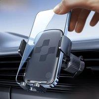 Toocki Car Phone Holder Air Outlet Anti-drop Tail Hook in Car Air Vent Silicone Stand For iPhone 14 ProXiaomi Samsung Car Mobile