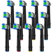 Oral B Compatible Electric Toothbrush Replacement Toothbrush Brush Heads, Toothbrush Head Refill for OralB Pro, D & Smart Series