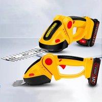 2 in 1 Electric Hedge Trimmer 24V Household Lawn Mower Garden Bush Scissors Garden Grass Trimmer