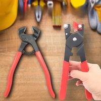 8 inch Pliers Flat Nose Pliers DIY Cutting Tools Tile Clamping Pliers Porcelain Tile Trimming Shears